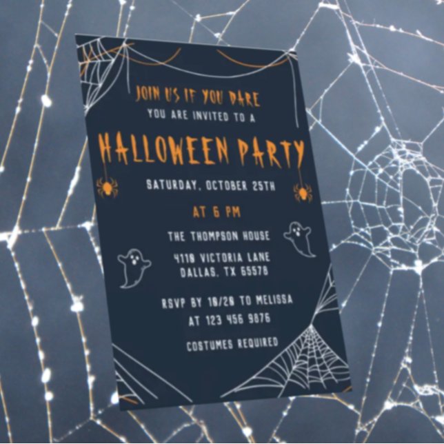 Tarjeta de feriado para Fiesta adulto Spider Webs  (Subido por el creador)