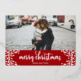 Tarjeta de feriado para Relieve metalizado de Navi