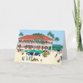 Tarjeta de ferrocarril histórica Boca Grande