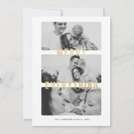 Tarjeta de ferry Everything Relieve metalizado dor