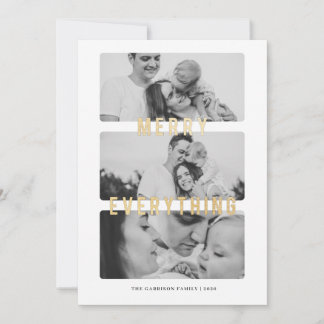 Tarjeta de ferry Everything Relieve metalizado dor