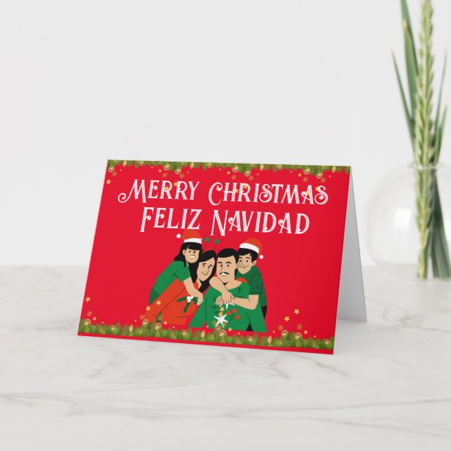 TARJETA DE FERRY NAVIDAD NAVIDAD FELIZ (Anverso)