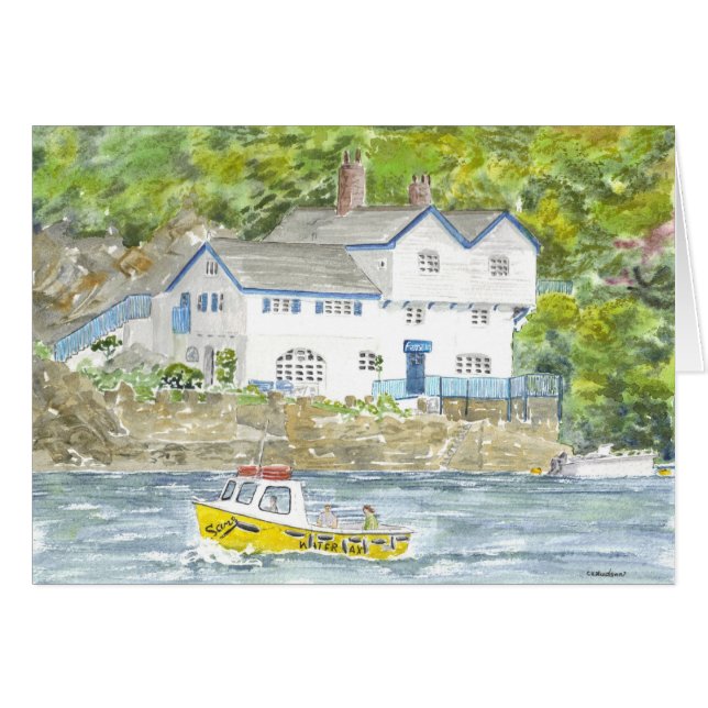 Tarjeta de "Ferryside" (Anverso (Horizontal))