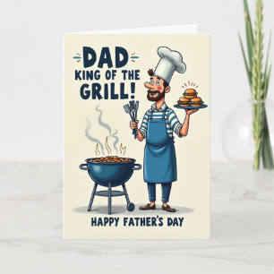 Tarjeta de Festín del Día de los Papás Chefs