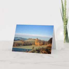 Tarjeta de festividad croswaita de Santa María