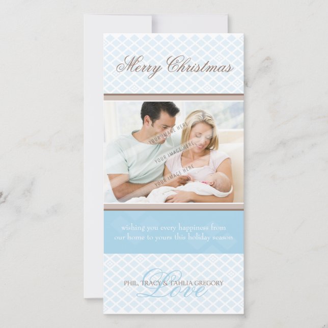 TARJETA DE FESTIVIDAD DE CLASE :: diamantes suaves (Anverso)