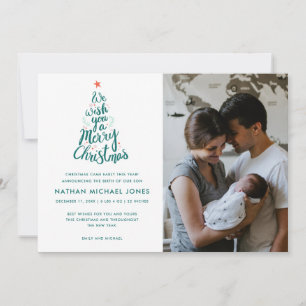 Tarjeta de festividad de festividad para el nacimi