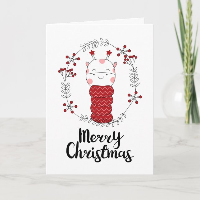 TARJETA DE FESTIVIDAD DE LA FOTO | Feliz Regalo na (Anverso)