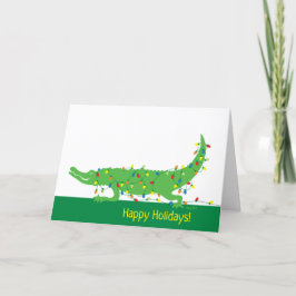 Tarjeta de festividad de luces obstruidas