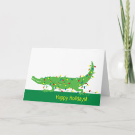 Tarjeta de festividad de luces obstruidas