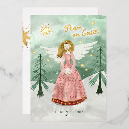 Tarjeta de festividad de Relieve metalizado de Nav