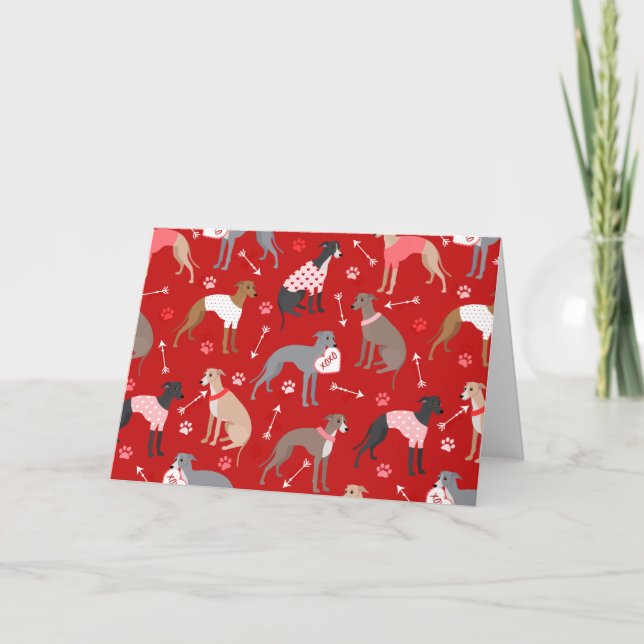 Tarjeta de festividad del patrón de San Valentín d (Anverso)
