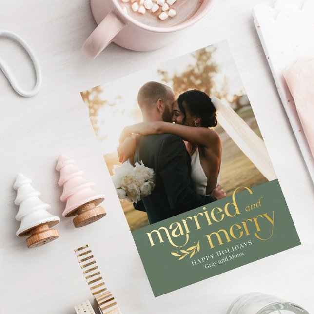 Tarjeta de festividad fotográfica casada y con Rel (Subido por el creador)