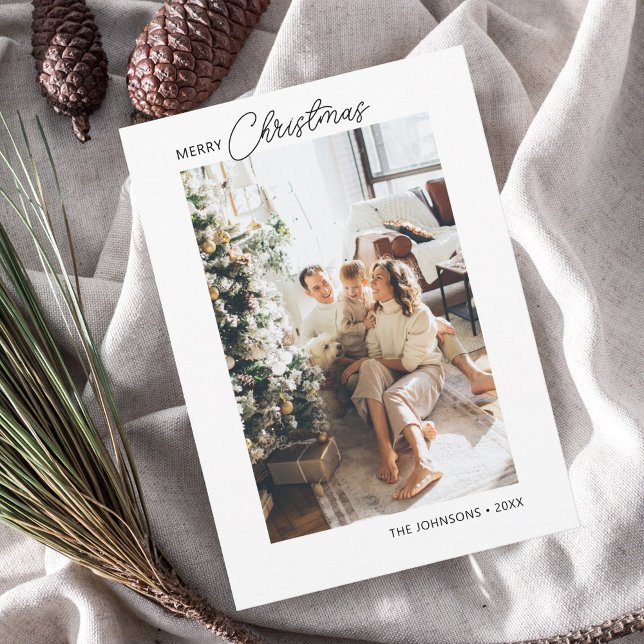 Tarjeta de festividad fotográfica de navidad (Subido por el creador)