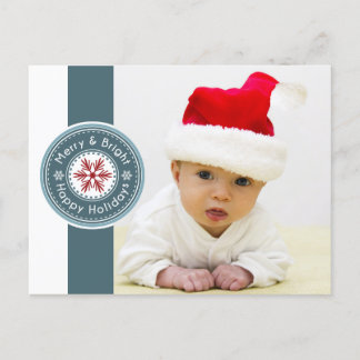 Tarjeta de festividad fotográfica Mod Seal