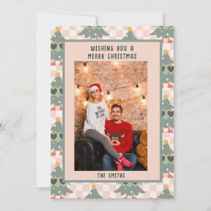 Tarjeta de festividad fotográfica para Navidades h
