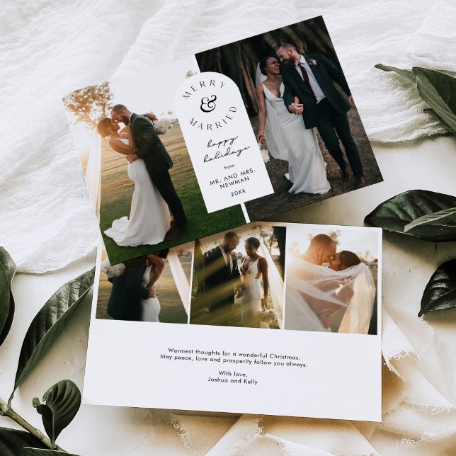 Tarjeta de festividad para fotos de Bodas casados  (Subido por el creador)