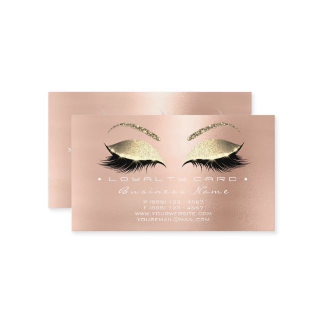 Tarjeta de fidelidad 6 Salón de belleza azota a VI (Anverso/Reverso In Situ)