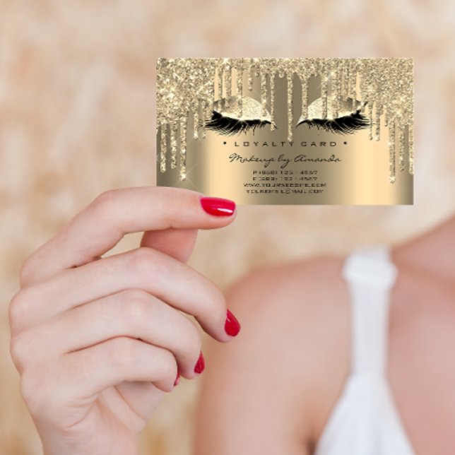 Tarjeta de fidelidad 6 Salón de belleza Lash Spark (Subido por el creador)