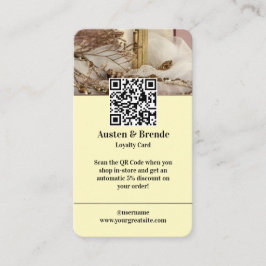 Tarjeta de fidelidad Ash Gray Brown - Centrada en 