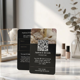 Tarjeta de fidelidad Ash Gray Brown - Centrada en 