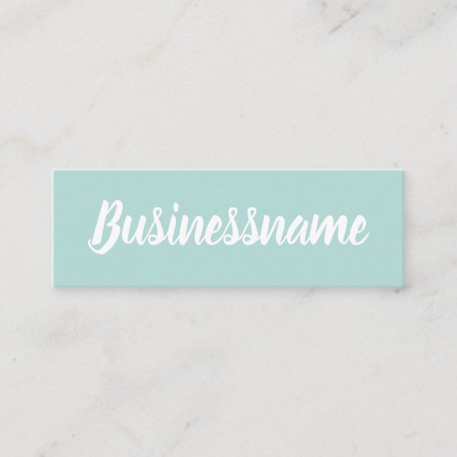 tarjeta de fidelidad azul moderna y moderna (Anverso)