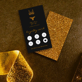 Tarjeta de fidelidad con el logotipo de Oro Boutiq