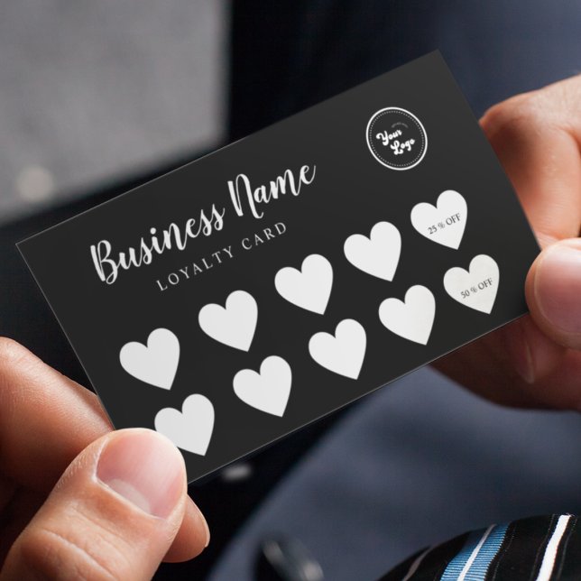 Tarjeta de fidelidad con logotipo Personalizado si (Subido por el creador)