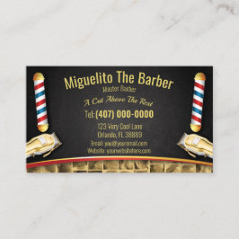 Tarjeta de fidelidad de Barbershop (barra de barbe