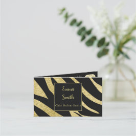 Tarjeta de fidelidad de belleza y salón