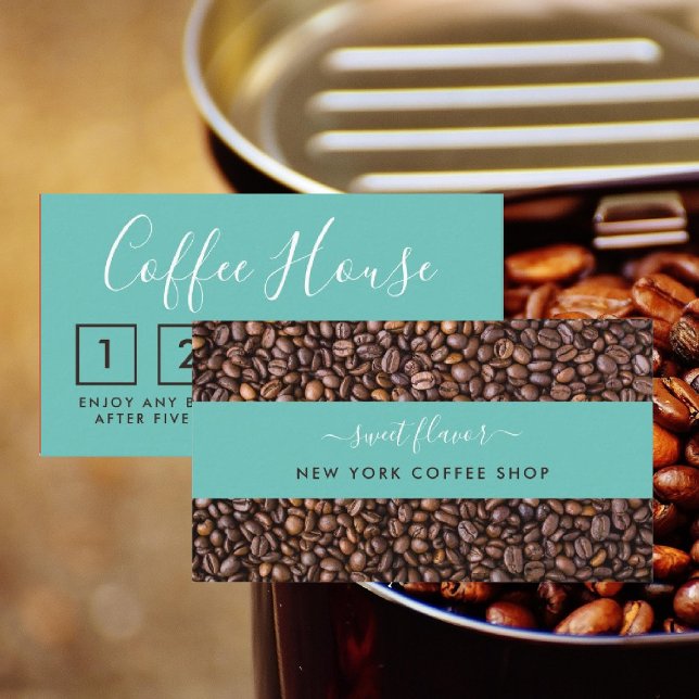 Tarjeta de fidelidad de cafetería - Café Bean Stri (Subido por el creador)