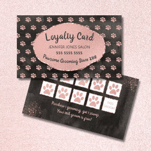 Tarjeta de fidelidad de canguro de oro Rosa