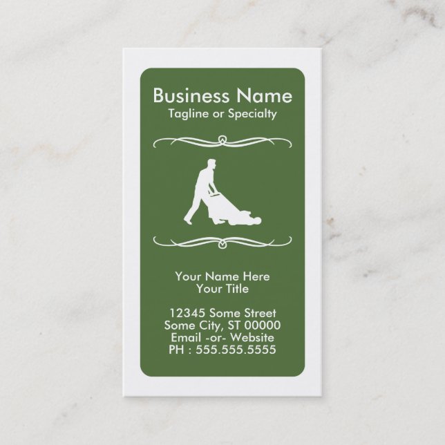 tarjeta de fidelidad de mowings de césped mod (Anverso)