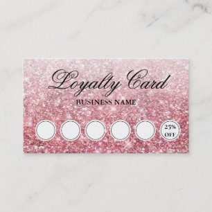 Tarjeta de fidelidad de negocios de belleza Purpur