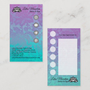 Tarjeta de fidelidad de negocios de personalizable