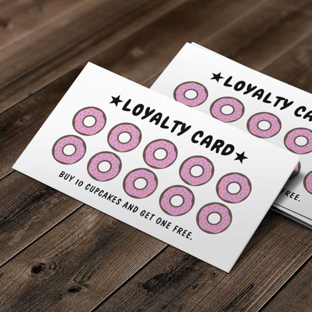 Tarjeta de fidelidad Donut Bakery Reward (Subido por el creador)