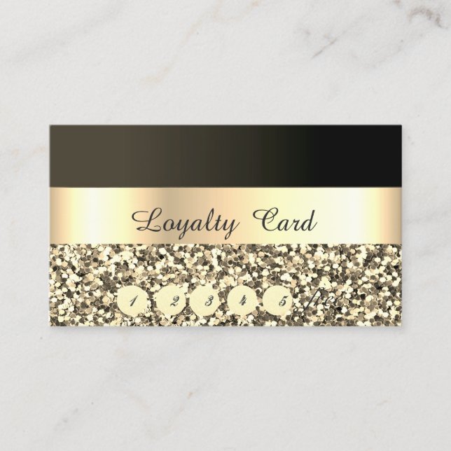 Tarjeta de fidelidad elegante, rayada, negra, Purp (Anverso)