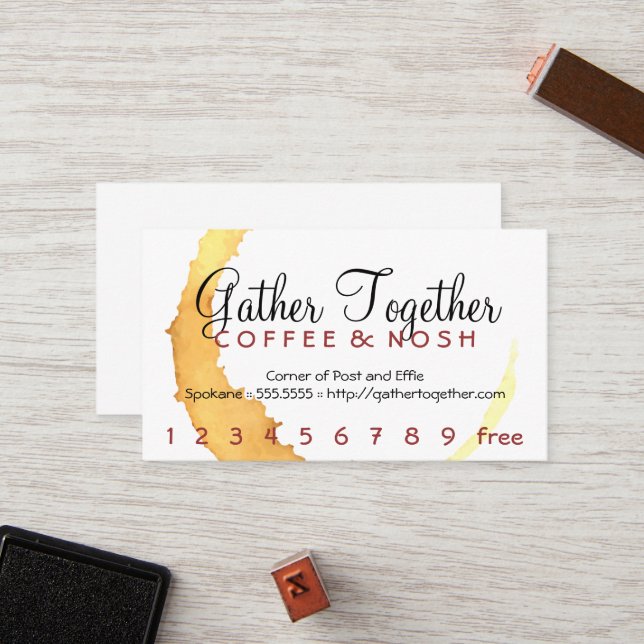 Tarjeta de fidelidad/gancho de estiércol (Anverso/Reverso In Situ)