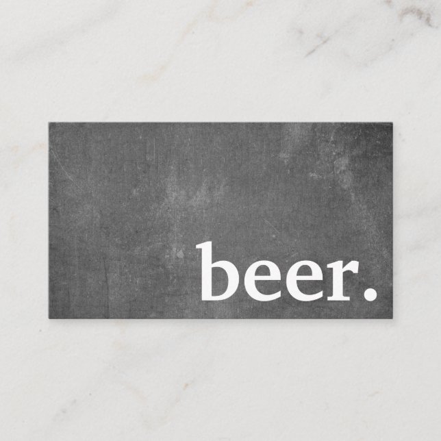 Tarjeta de fidelidad moderna Minimalista de pizarr (Anverso)