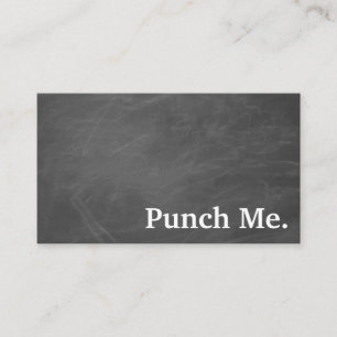 Tarjeta de fidelidad moderna Minimalista de pizarr