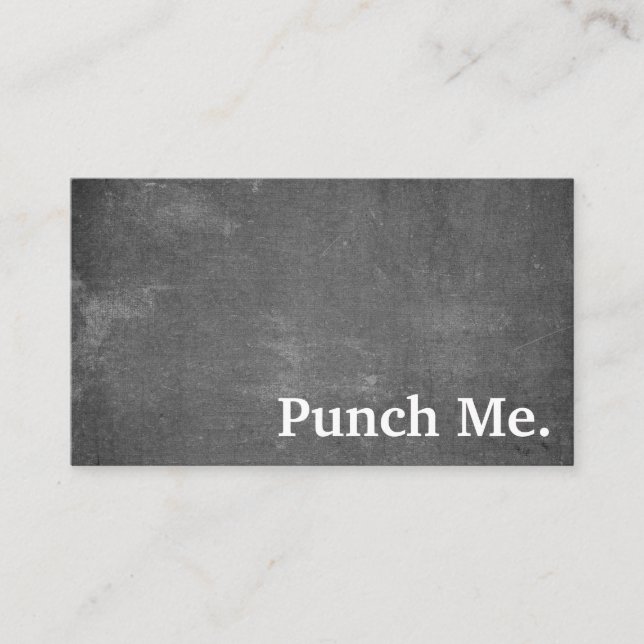 Tarjeta de fidelidad moderna Minimalista de pizarr (Anverso)