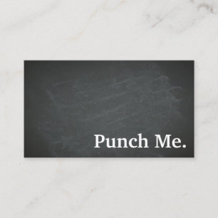 Tarjeta de fidelidad moderna Minimalista de pizarr