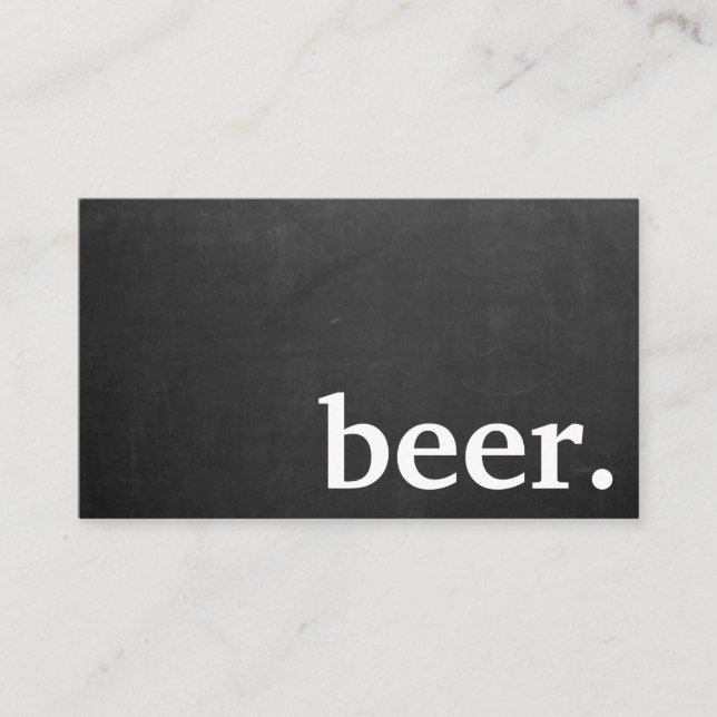 Tarjeta de fidelidad moderna Minimalista de pizarr (Anverso)