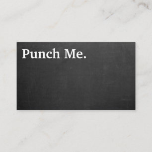 Tarjeta de fidelidad moderna Minimalista de pizarr