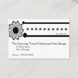 Tarjeta de fidelidad para Hair Designer