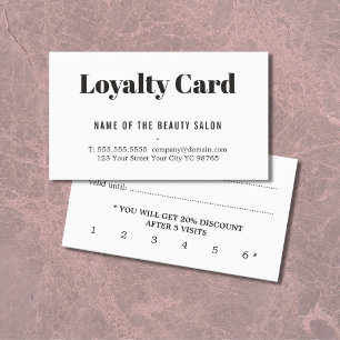 TARJETA DE FIDELIZACIÓN 