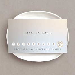 Tarjeta De Fidelización 10 Lealtad del cliente de Punch