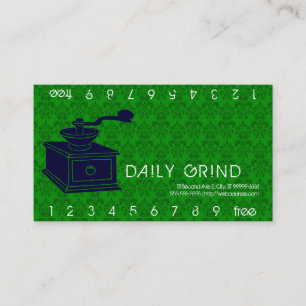 Tarjeta De Fidelización Amoladora de café/sacador de la lealtad