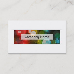 Tarjeta De Fidelización aprecio del cliente bokeh