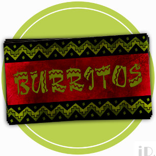 Tarjeta De Fidelización arriba burittos (tarjeta punch de lealtad)